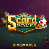 5 Card Poker play zone card game
